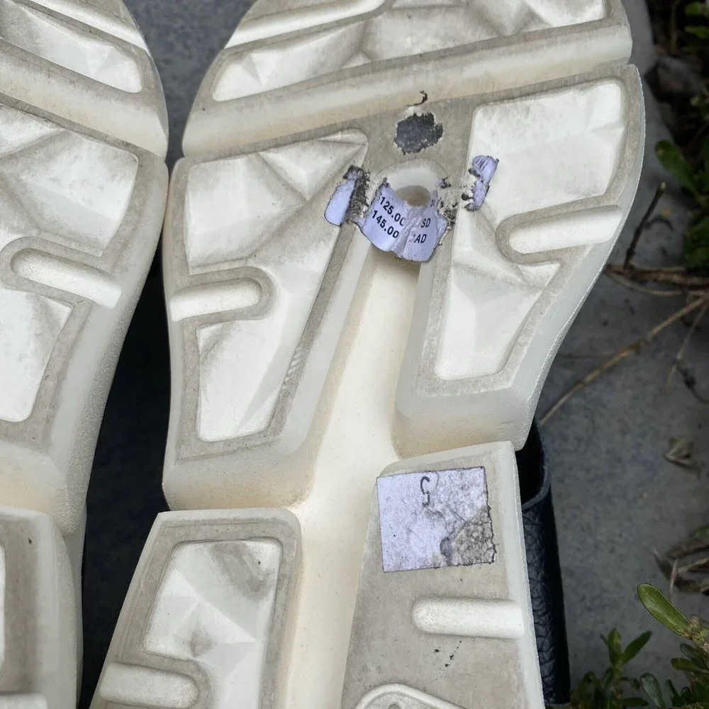 Daily Practice by Anthropologie Fisherman Sandals Size 36 US 6 $148 Black White